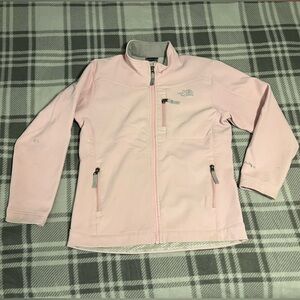 The North Face Apex Softshell Jacket Girls Large ** Flaws **